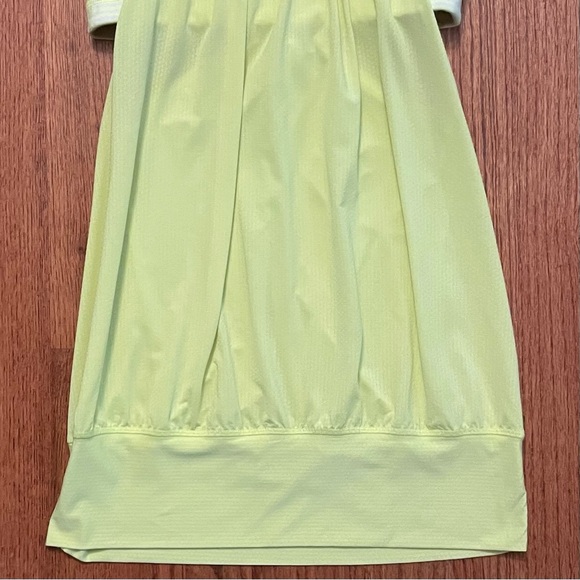 Lululemon No Limits Tank Slope Stripe Polar Cream Clarity Yellow top size 6 - Picture 3 of 14